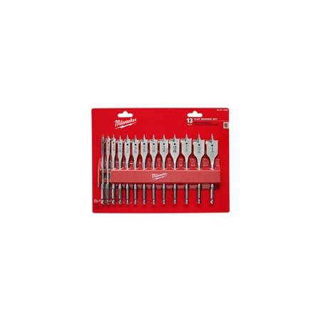 Milwaukee Tool 13-Pc Flat Boring Bit Set ML48-27-1520